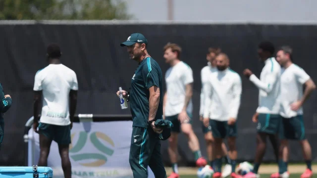 Australia train before the USA match