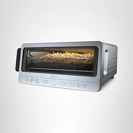 Ninja Air Fryer 8-in-1 Toaster Oven Combo SP151 in silver-gray on white background