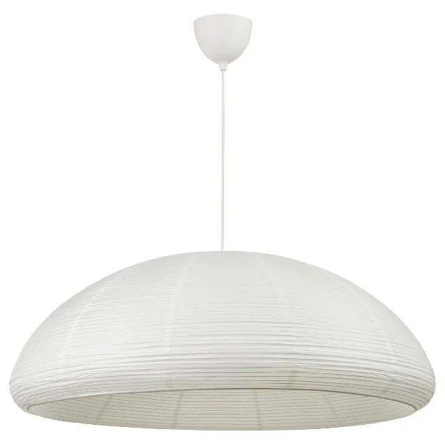IKEA PS 2026 HAVSDJUP rice paper pendant lampshade, dome-shaped, handmade white, 90 cm diameter