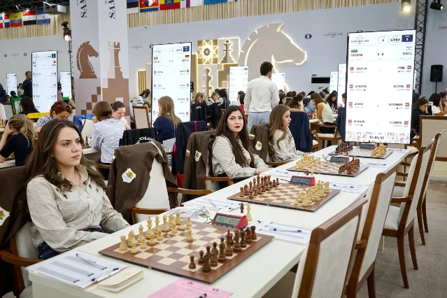 The Bulgaria–Israel match in the women's section