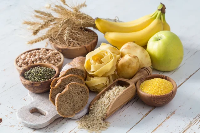 Assorted whole-food carbohydrate sources