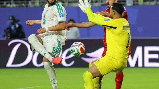 Amine Gouiri scoring for Algeria