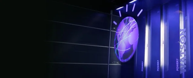 2011 年沃森参加《Jeopardy!》时使用的 IBM Power7 服务器机柜