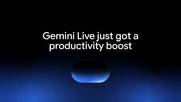 Gemini Live productivity header graphic