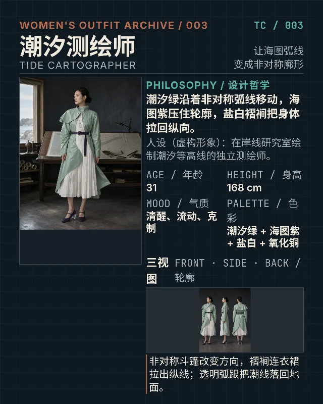 潮汐测绘师：让海图弧线变成非对称廓形