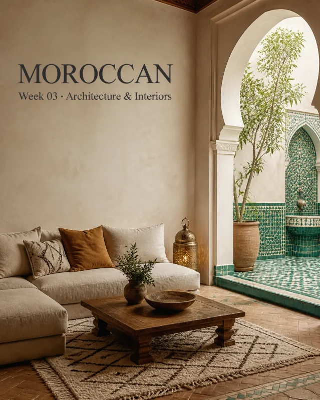 Moroccan mood board · Week 03