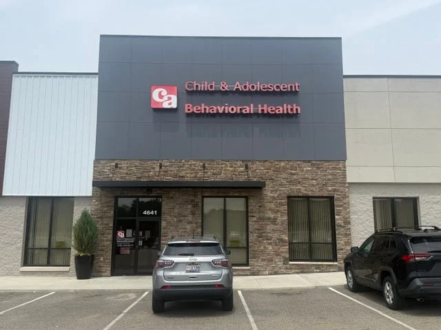 The exterior of Child & Adolescent Behavioral Health's Belden location in Jackson Township, Ohio