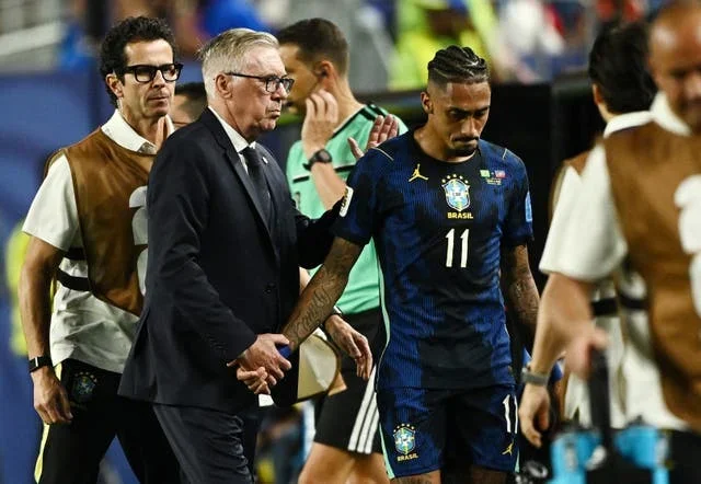 Raphinha left Brazil's win over Haiti before halftime