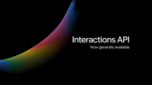 Google Interactions API 主视觉