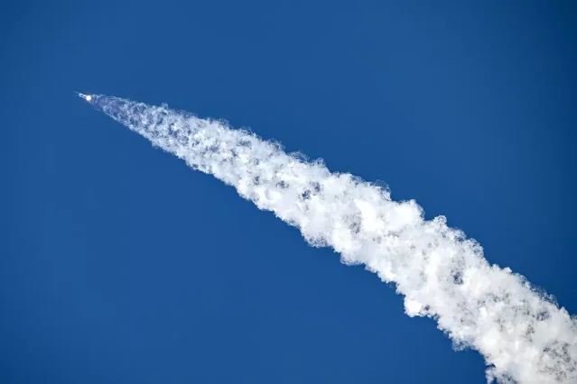 SpaceX's Starship 39 rocket launches from Starbase during the 12th test flight, May 22, 2026