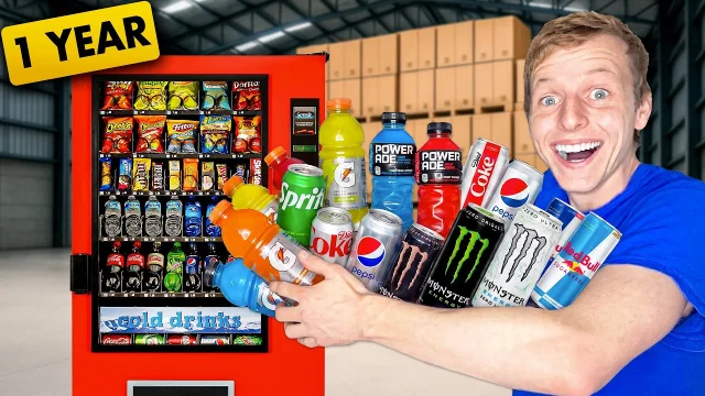 Financial Wolf's vending machine experiment results video thumbnail — one of the most detailed 1-year breakdowns published this week