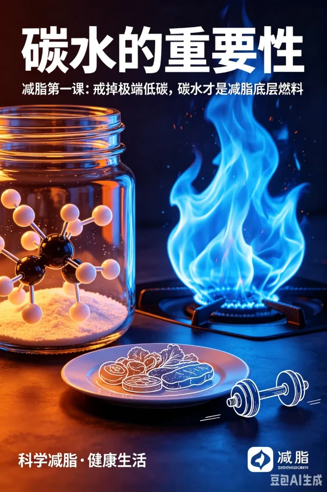 减脂内容强调碳水的重要性