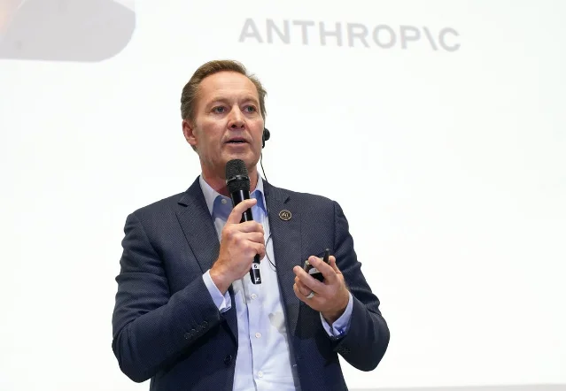 Chris Ciauri at Anthropic's Seoul office opening