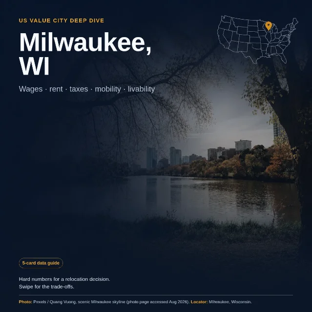 Milwaukee, WI — Wages, Rent, Taxes & Livability by the Numbers