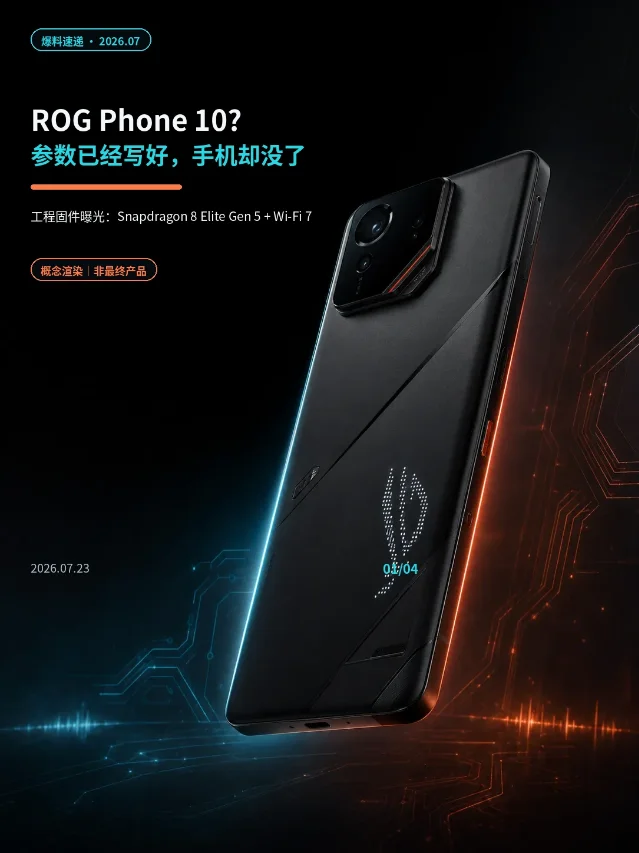 ROG Phone 10：参数已经写好，手机却没了