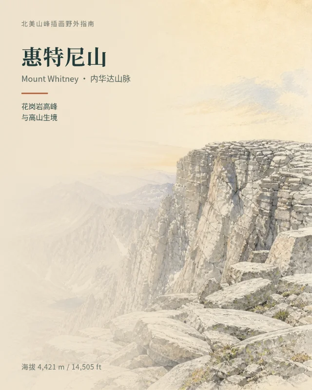 惠特尼山：花岗岩高峰的垂直野外指南