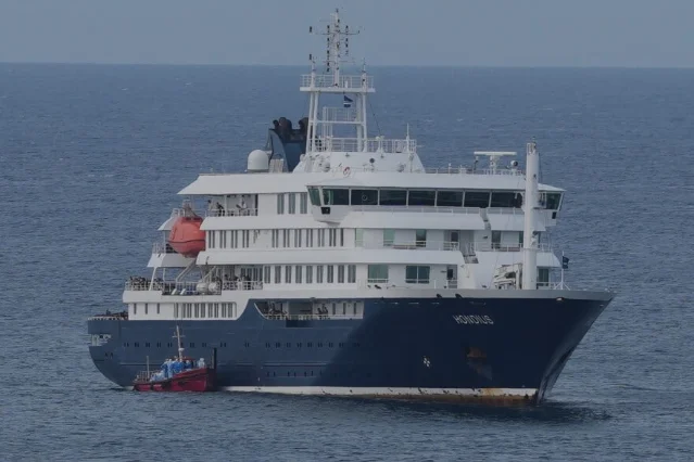 MV Hondius at sea