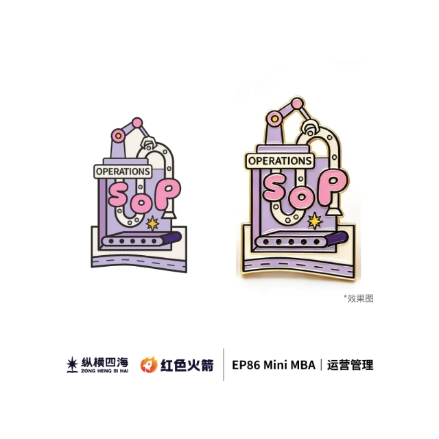 EP86 官方单集页中的运营管理流程插图