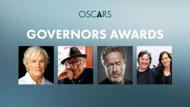 The 2026 Governors Awards honorees announcement from the Academy