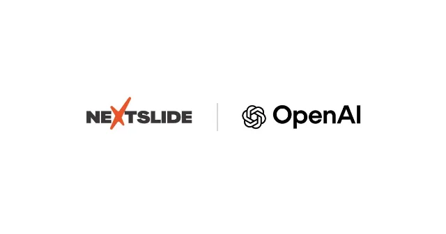 NextSlide 与 OpenAI 的并列标识