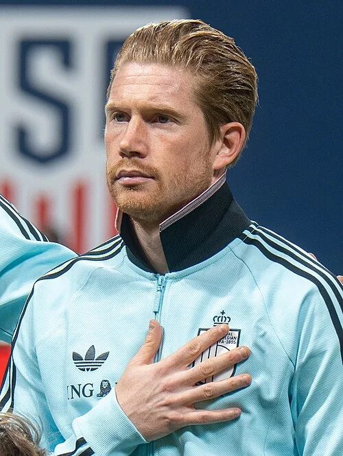 Kevin De Bruyne in Belgium national team kit, 2026