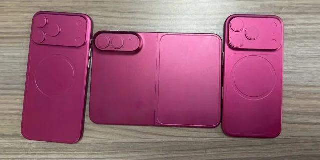 iPhone Ultra dummy model comparison with iPhone 18 Pro and Pro Max