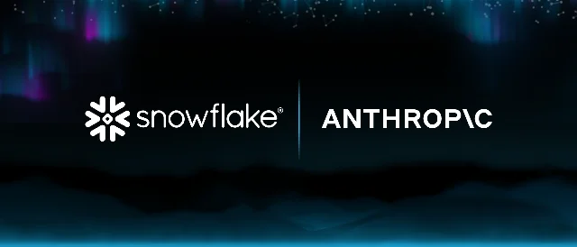 Snowflake and Anthropic partnership banner from Snowflake Summit 26