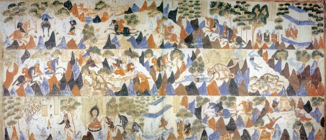 第 428 窟萨埵太子本生图全幅