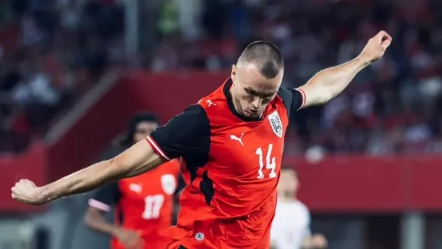 Sasa Kalajdzic in Austria colors