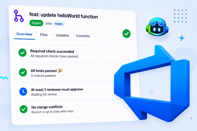 Copilot Code Review hero for Azure Repos