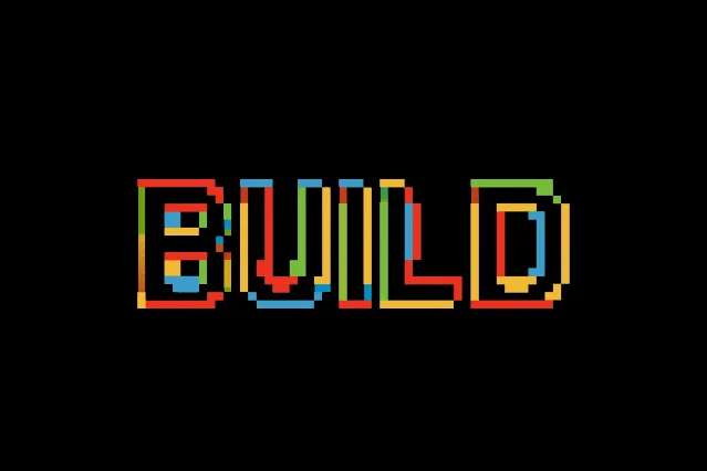 Microsoft Build 2026 开发者大会像素风格海报