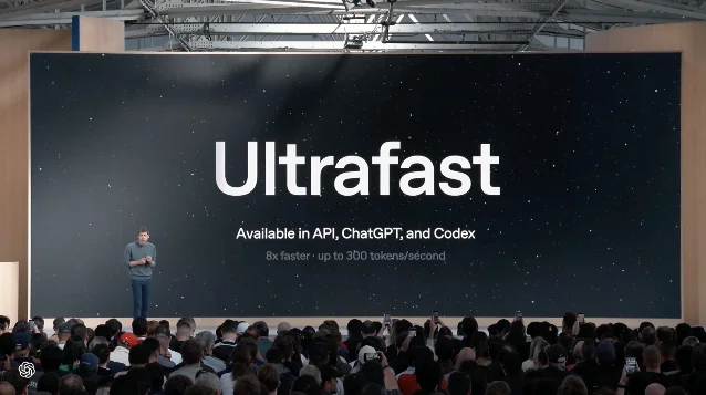 DevDay 现场公布的 Ultrafast 档位