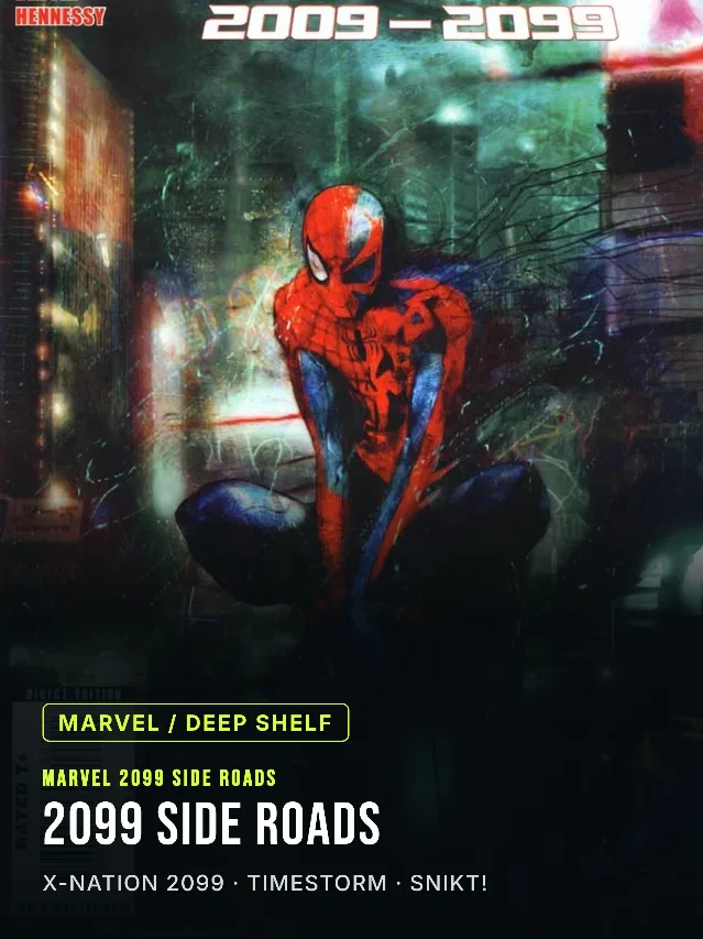 Three Marvel 2099 side roads