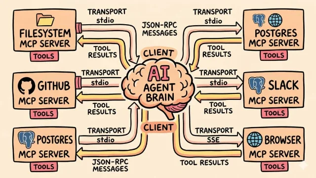 WebMCP 三层协议栈示意:MCP(基础设施)/ A2A(Agent 协作)/ WebMCP(网站工具化)
