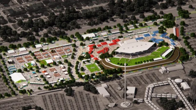 Rendering of FIFA Fan Festival Dallas at Fair Park
