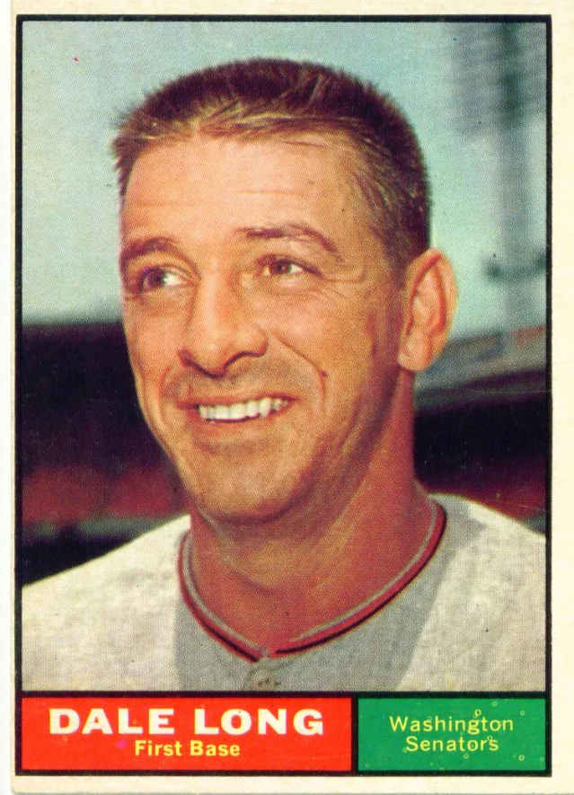 Dale Long Topps baseball card portrait