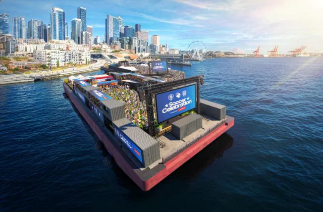 Pier 62 海滨观赛场景