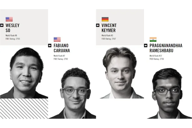 The four 2026 Grand Chess Tour finalists