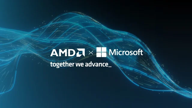 AMD 与 Microsoft 的 AI 基础设施合作视觉图