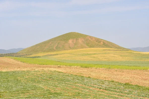 The Tumulus of Alyattes as it looks today on the ridge north of Sardis