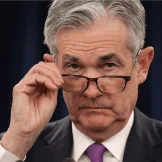 Jerome Powell 肖像图,Polymarket 用于 Fed 主席预测市场封面