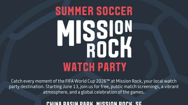 Mission Rock watch party poster
