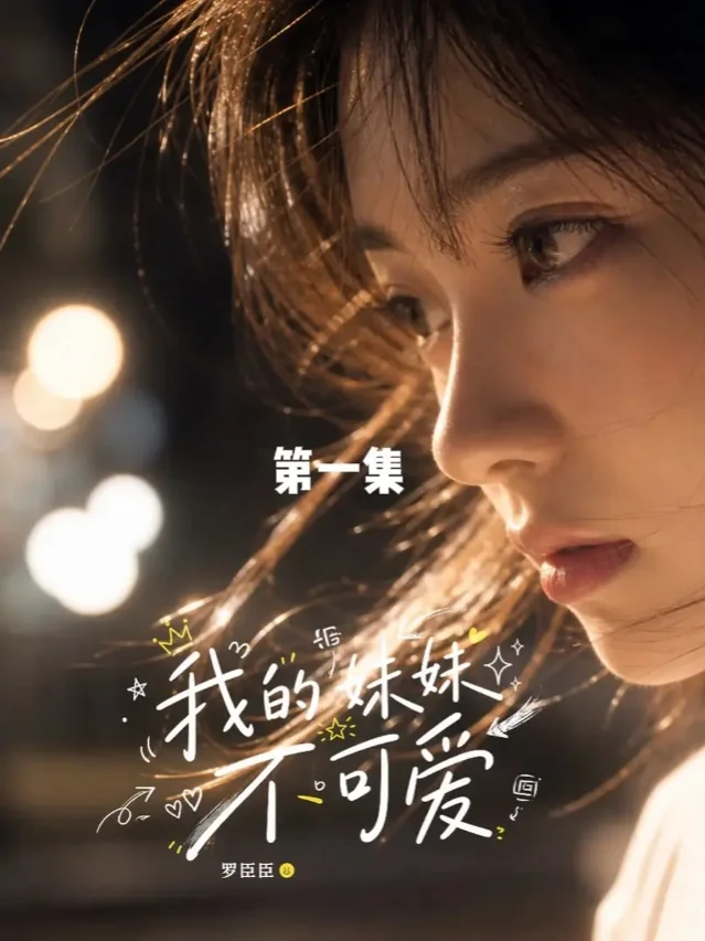 一名年轻女性在夜色街道侧身回望,神情清澈温和,画面下方带有手写体剧名。