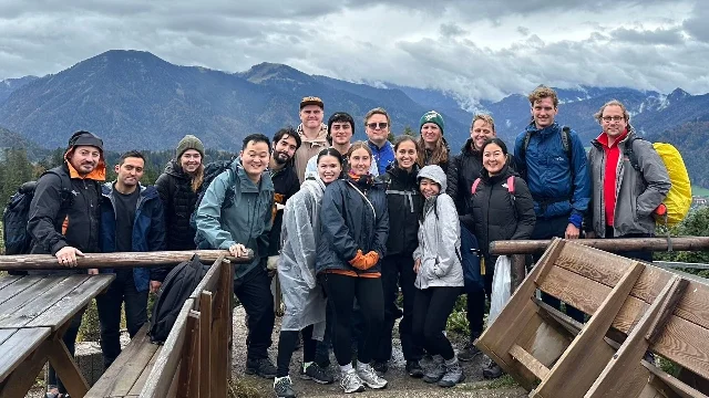 allO team outdoors — the Munich-based restaurant OS startup that grew 6× in locations since its Seed round
