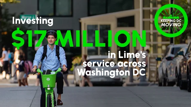 Lime 华盛顿特区投入金额数据图