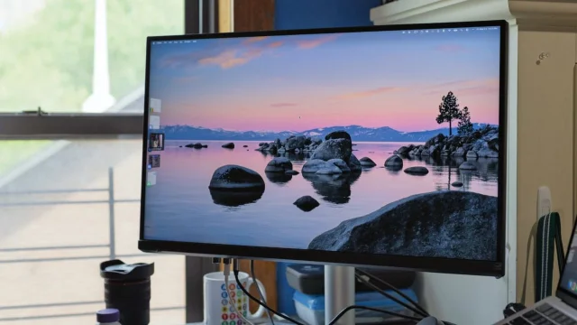 BenQ MA270S monitor on a desk
