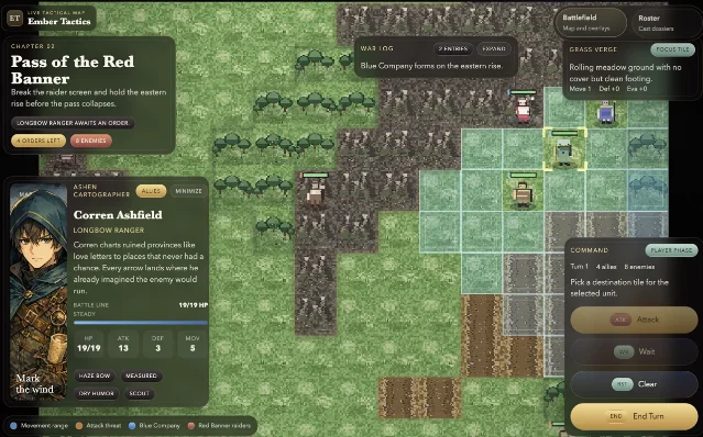 Turn-based RPG built with Codex and GPT-5.4, playable in browser