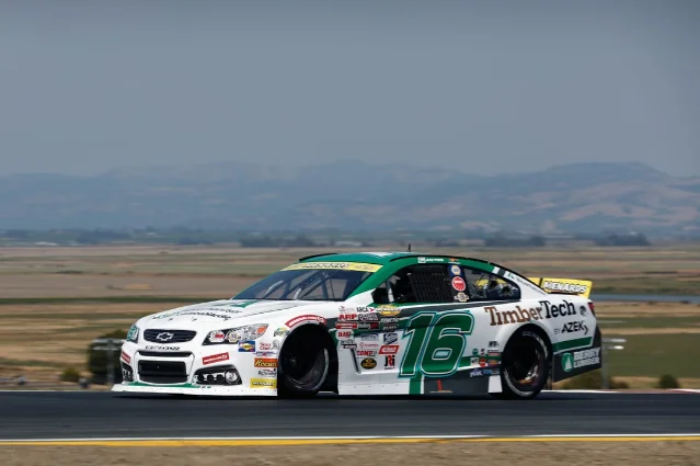 Sonoma Raceway grandstands and road course