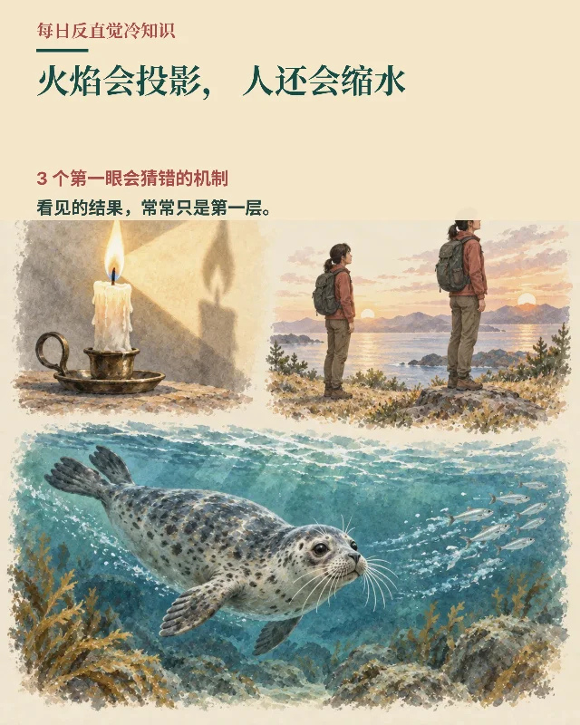 火焰会投影，人还会缩水
