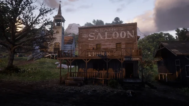 瓦伦丁的 Keane's Saloon